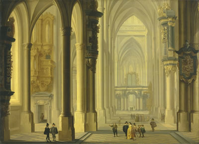 Interior of a cathedral