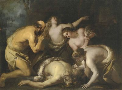 Adam and Eve mourning the death of Abel (?) or The Death of Phaeton