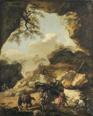 A rocky landscape with soldiers by Pandolfo Reschi - Auction record, sale price, and art valuation. Compare with similar artists and explore comparable artworks.