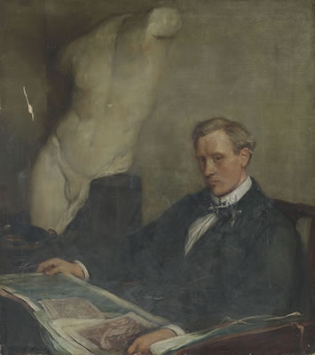 Self-portrait by Charles Haslewood Shannon - Auction record, sale price, and art valuation. Compare with similar artists and explore comparable artworks.