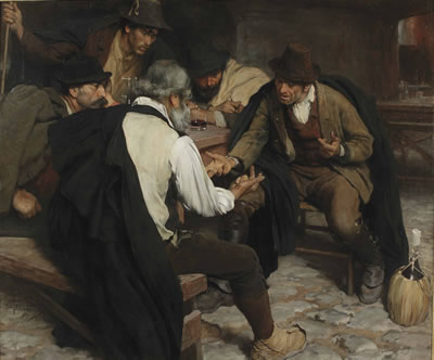 Italian Morra players