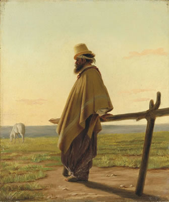A Gaucho, at dawn