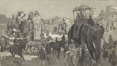 The Duke of Clarence on his Indian tour, 1889-1890