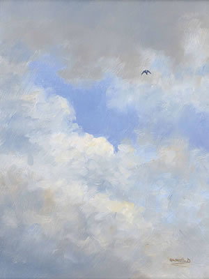 Falcon waiting on; and Grouse in flight