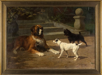 "The Protector" by Heinrich Sperling - Auction record, sale price, and art valuation. Compare with similar artists and explore comparable artworks.