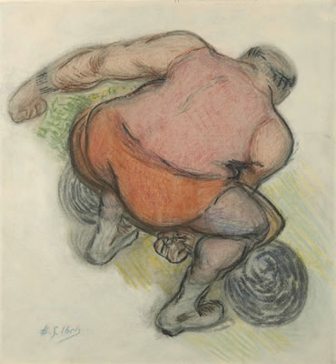 Étude pour "Le cirque, avant la représentation"