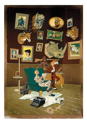 UNE AVENTURE DE SPIROU ET FANTASIO by Olivier Schwartz - Auction record, sale price, and art valuation. Compare with similar artists and explore comparable artworks.