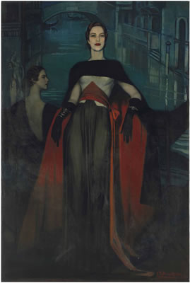 Portrait de Madeleine Bonnardel (1899-1952), comtesse de Montgomery