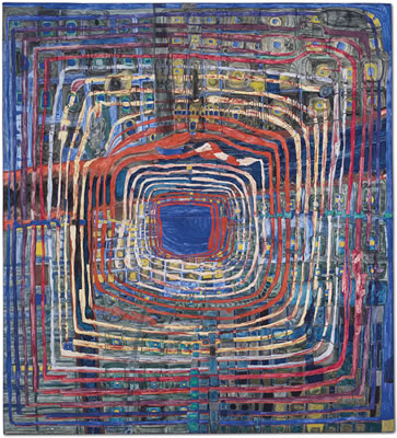 Artwork by Friedensreich Hundertwasser