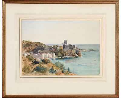 "Entrance to a Harbour" by Francis Edward James - Auction record, sale price, and art valuation. Compare with similar artists and explore comparable artworks.