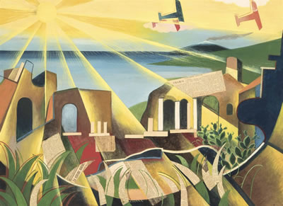Paesaggio siciliano e Aerei by Giulio D'anna - Auction record, sale price, and art valuation. Compare with similar artists and explore comparable artworks.