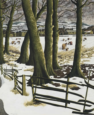 Harvesting Snow by Simon Palmer - Auction record, sale price, and art valuation. Compare with similar artists and explore comparable artworks.