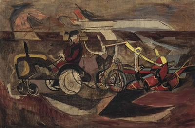 Tractor and Plough by Michael Rothenstein - Auction record, sale price, and art valuation. Compare with similar artists and explore comparable artworks.