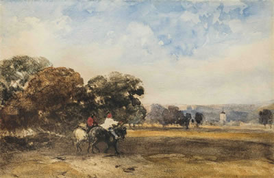 Riders approaching a village by William Evans of Bristol - Auction record, sale price, and art valuation. Compare with similar artists and explore comparable artworks.