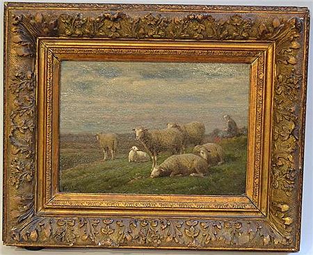Moutons dans un paysage