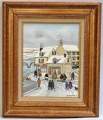 Le village au bord du fleuve