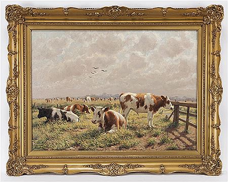 "Untitled (Cattle grazing in a pasture)"