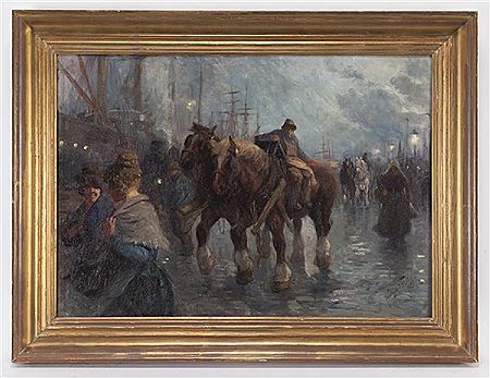 Sample artwork by Julien T'felt (1874 - 1933), known for painting - View similar artists and auction records