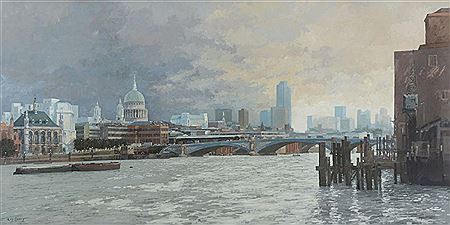 A view of St Paul's across the Thames