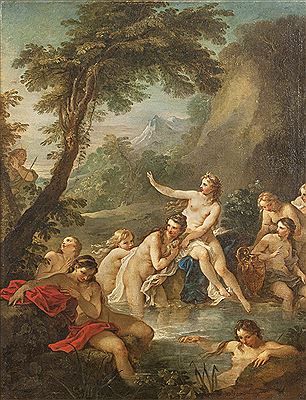 Diane au bain surprise par Actéon by Charles Joseph Natoire - Auction record, sale price, and art valuation. Compare with similar artists and explore comparable artworks.