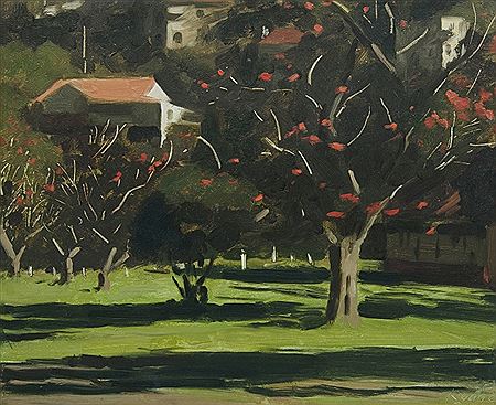 'Coral Trees, Clifton Garden,' 1953