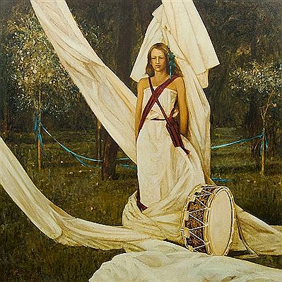 Maiden in an Abundant Landscape, 1994. by Geoffrey Proud - Auction record, sale price, and art valuation. Compare with similar artists and explore comparable artworks.