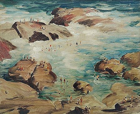 'Bathing Between Rocks,' 1939.