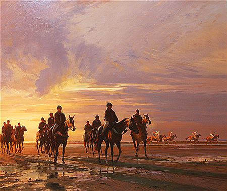 Sample artwork by Peter Smith (Born 1949), known for equestrian artist, diverse inspirations - View similar artists and auction records