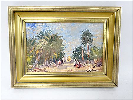 Palmeraie animée