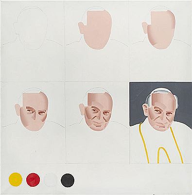 "Schematic drawing of the Pope"