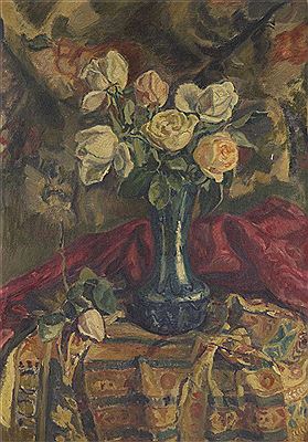 Roses in a Vase