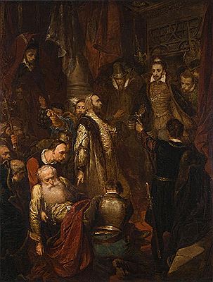"Killing of Wapowski During the Coronation of Henryk Walezy"