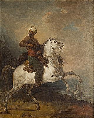 Sample artwork by Alexander Osipovich Orlovsky (1777 - 1832), known for portrait, genre, and landscape painting, caricature, printmaking - View similar artists and auction records
