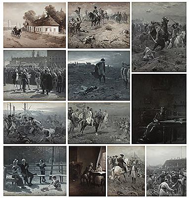 Cycle of 12 Paintings