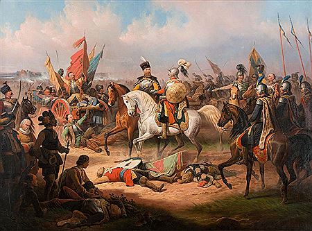 Chodkiewicz after the Battle of Kirchholm, 1858