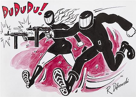 "Likwidator and Likwidatorka", pin-up