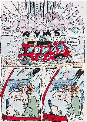 "Przystanek na zadanie", comic splash no. 3, 1994 by Roman Jan Maciejewski - Auction record, sale price, and art valuation. Compare with similar artists and explore comparable artworks.