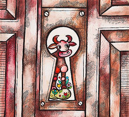 "Czarna krowa w kropki bordo" by Ewa Salamon - Auction record, sale price, and art valuation. Compare with similar artists and explore comparable artworks.