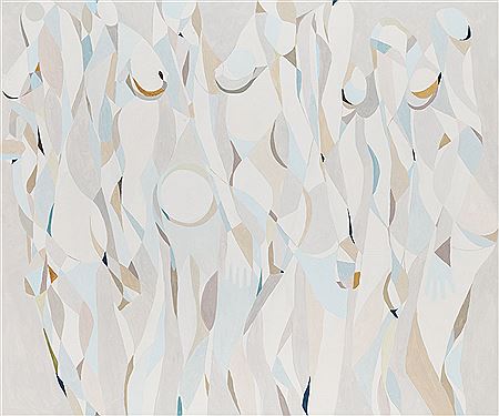 Sample artwork by Urszula Teperek (Born 1985), known for surreal figure and geometric abstract painting - View similar artists and auction records