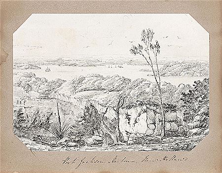 PORT JACKSON HARBOUR, NEW HOLLAND by William Westall - Auction record, sale price, and art valuation. Compare with similar artists and explore comparable artworks.