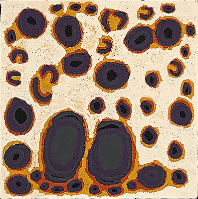 Sample artwork by Inyuwa Nampitjinpa (c.1922 - 1999), known for aboriginal art - View similar artists and auction records