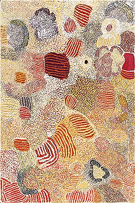 Sample artwork by Elizabeth Nyumi Nungurrayi (c.1947 - 2019), known for aboriginal painting reflecting culture; teaching - View similar artists and auction records