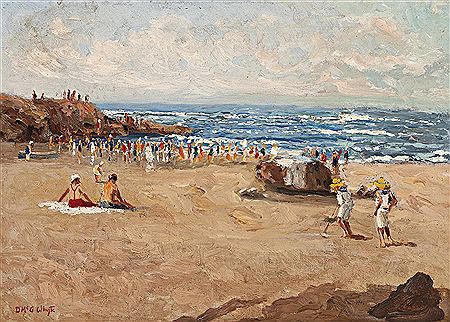 COTTESLOE BEACH by Duncan McGregor Whyte - Auction record, sale price, and art valuation. Compare with similar artists and explore comparable artworks.