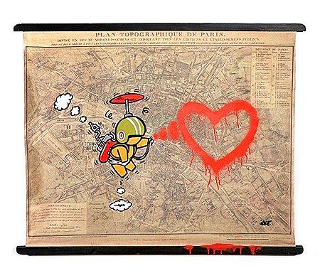 Plan topographique de Paris