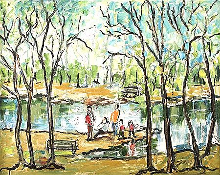 "Duck Pond, Fort Worth"