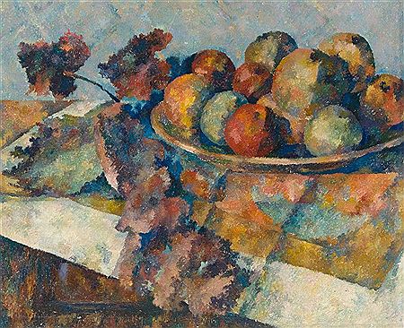 Untitled (Stilleben mit Obstschale)