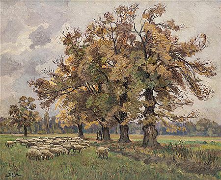 "Ancien hippodrome des Charmilles, paysage romantique".