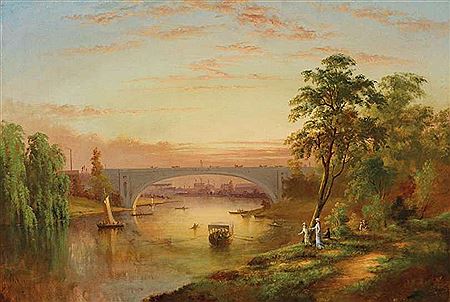 View Of The Yarra With Prince's Bridge, Melbourne