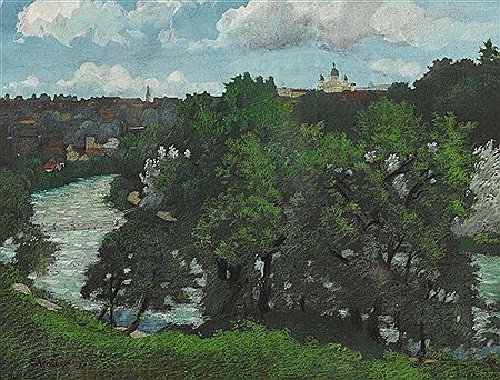"An der Aare bei Bern" by Ernst Konrad Theophil Kreidolf - Auction record, sale price, and art valuation. Compare with similar artists and explore comparable artworks.