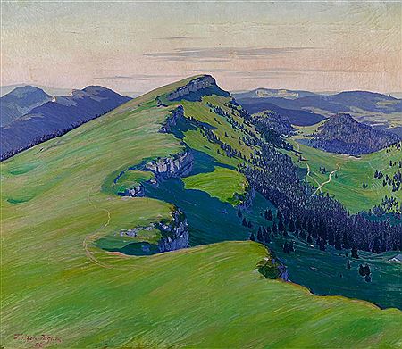 Sommerliche Juralandschaft by Francois Louis Jaques - Auction record, sale price, and art valuation. Compare with similar artists and explore comparable artworks.